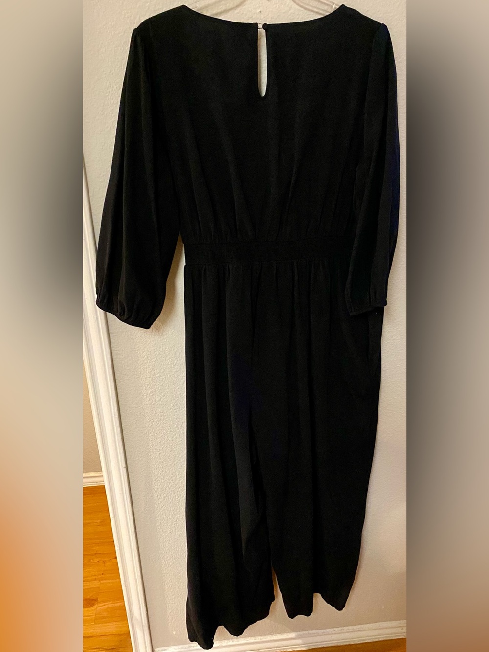 Ava & Viv Black Tie-Front Wide-Leg Jumpsuit - Size 2X - NWT! - Picture 6 of 7